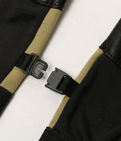 STONE ISLAND レザーコンビグローブ レディース SIZE M ストーンアイランド