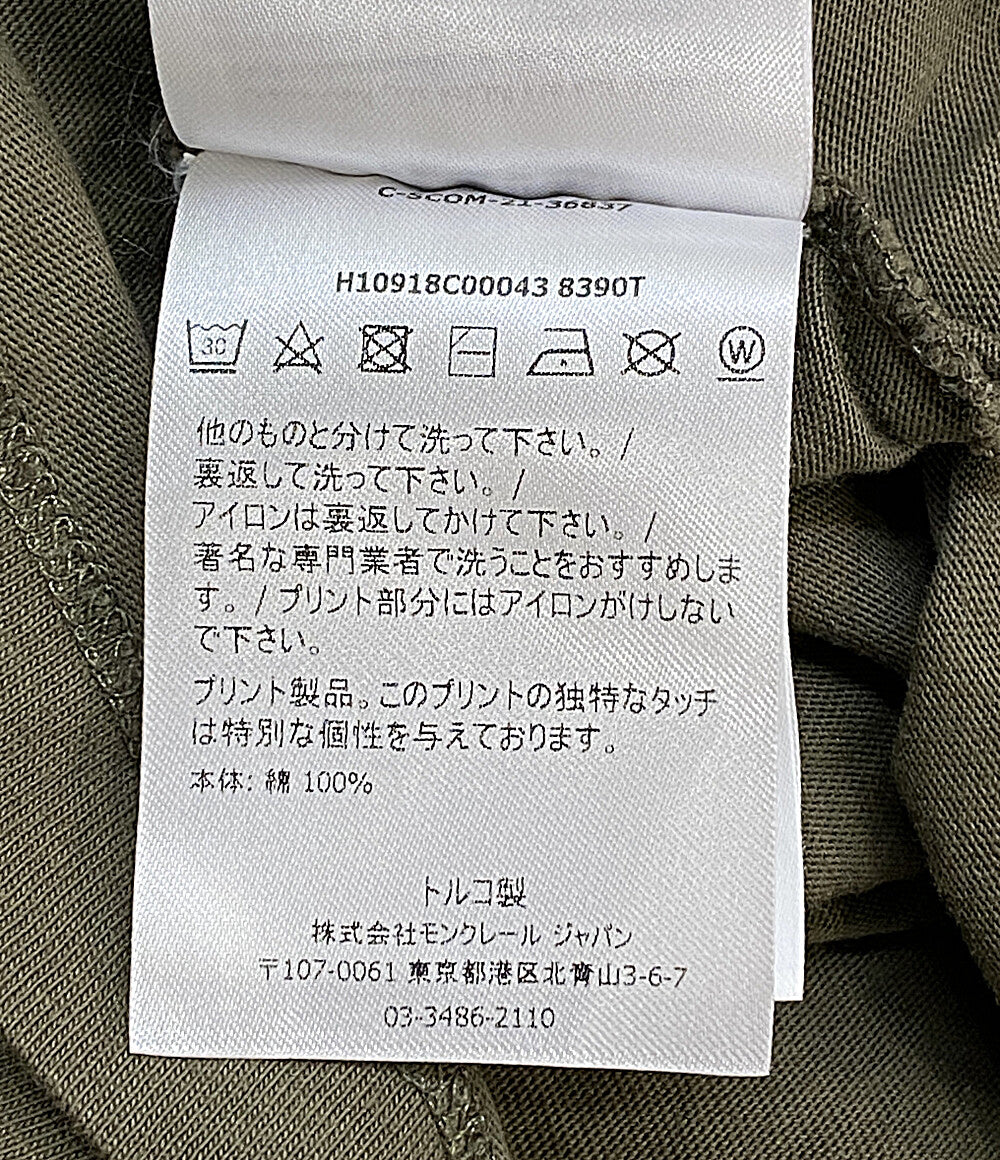 MONCLER 半袖Ｔシャツ ラバープリント 22SS H10918C00043 メンズ SIZE L モンクレール
