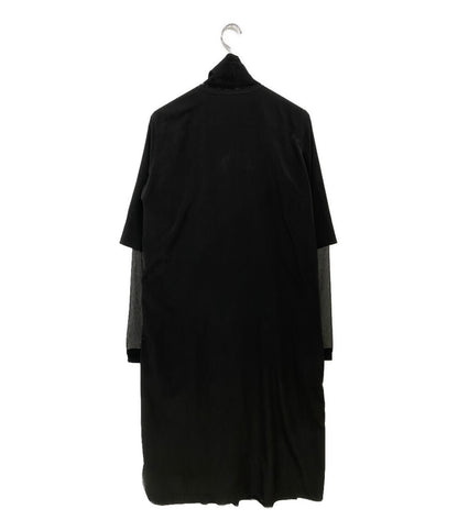 Y's 長袖ワンピース TRIACETATE POLYESTER LAYERED SHIRT 23SS YZ-B41-530 レディース SIZE 2 ワイズ
