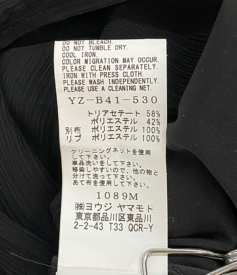 Y's 長袖ワンピース TRIACETATE POLYESTER LAYERED SHIRT 23SS YZ-B41-530 レディース SIZE 2 ワイズ
