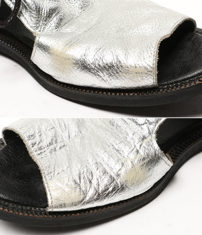 Y's サンダル SOFT LEATHER DRAPE SANDALS 25SS YP-E05-713 レディース SIZE 5 ワイズ