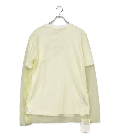 Jil sander レイヤードデザインロゴカットソー メンズ SIZE S ジルサンダー