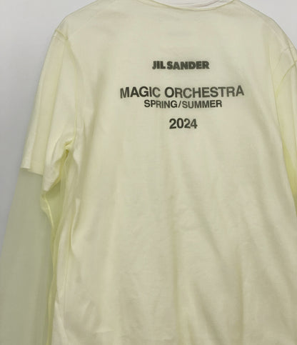 Jil sander レイヤードデザインロゴカットソー メンズ SIZE S ジルサンダー