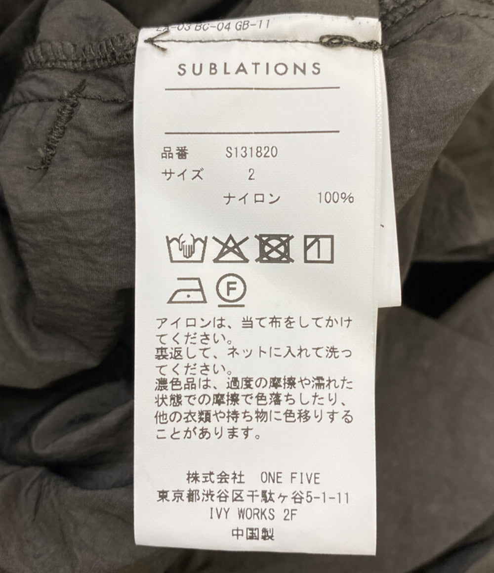 美品 SUBLATIONS つなぎ WASHER NYLON TRANSFORM JUMPSUIT メンズ SIZE 2 サブレーション