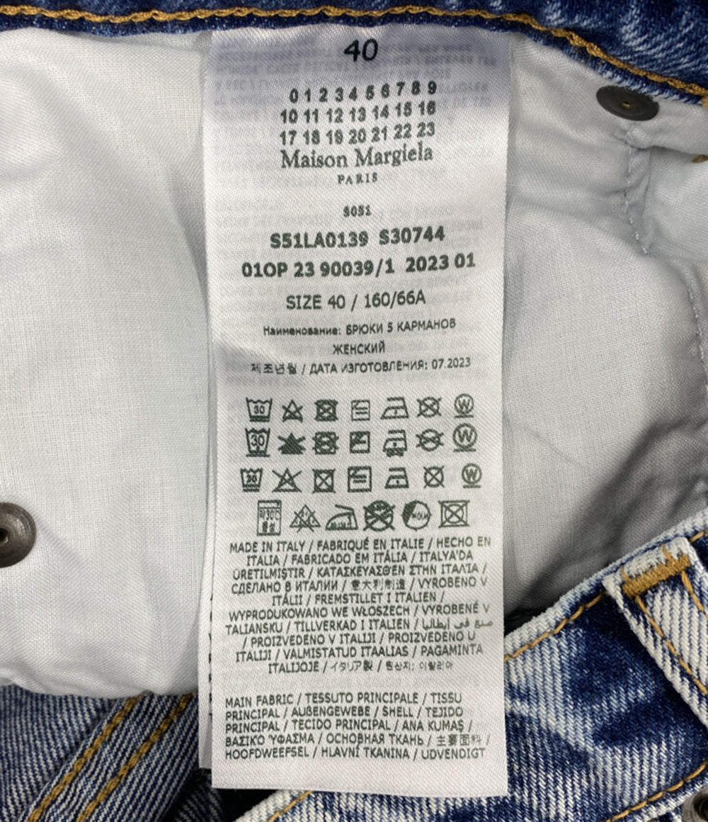 Maison Margiela 1 再構築スリムデニムパンツ 23SS レディース SIZE 40 メゾンマルジェラ
