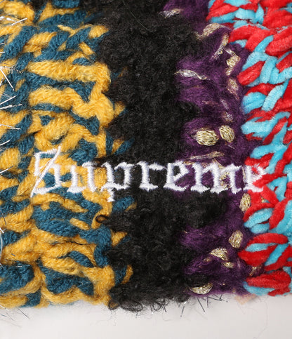 Supreme ニット tinsel stripe beanie multi レディース シュプリーム