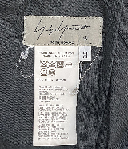 YOHJI YAMAMOTO POUR HOMME パンツ Zip Cargo Pants 19AW メンズ SIZE 3 ヨウジヤマモトプールオム