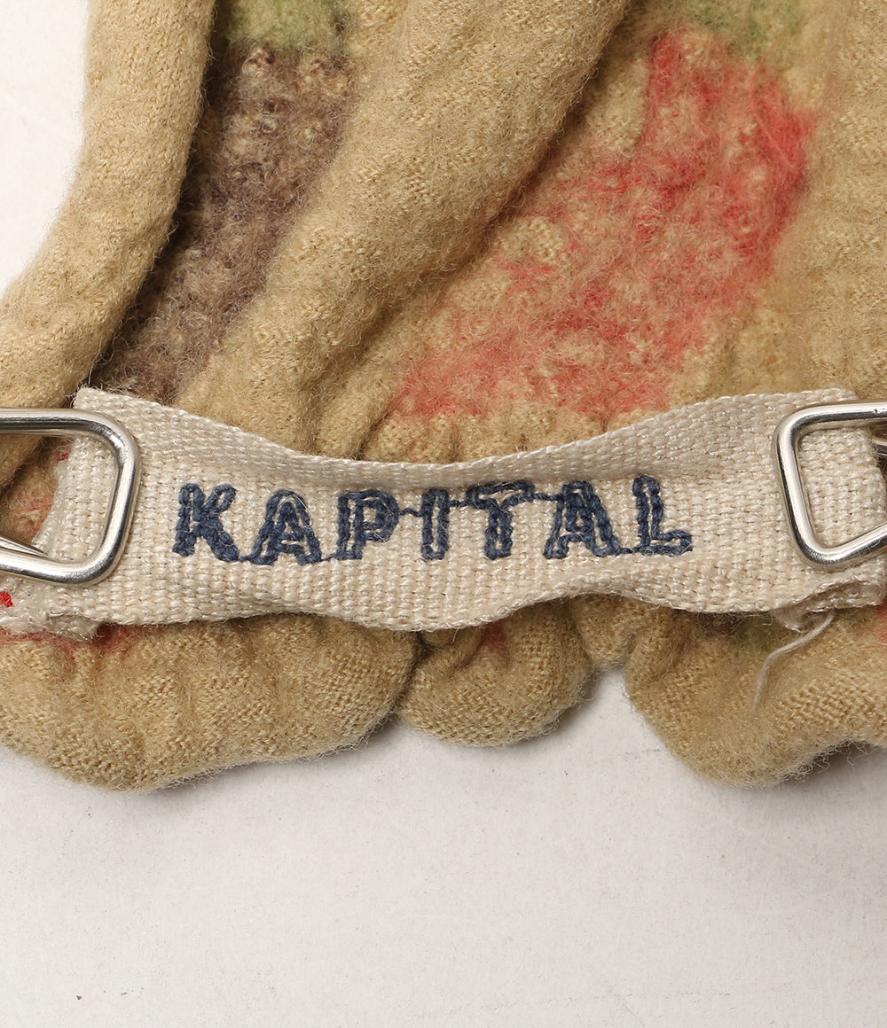 KAPITAL 縮絨マフラー レディース キャピタル