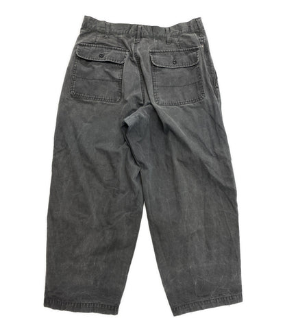 YOHJI YAMAMOTO POUR HOMME パンツ MILITARY UNEVEN DYE PRINT PLEATS PANTS 22AW メンズ SIZE 2 ヨウジヤマモトプールオム