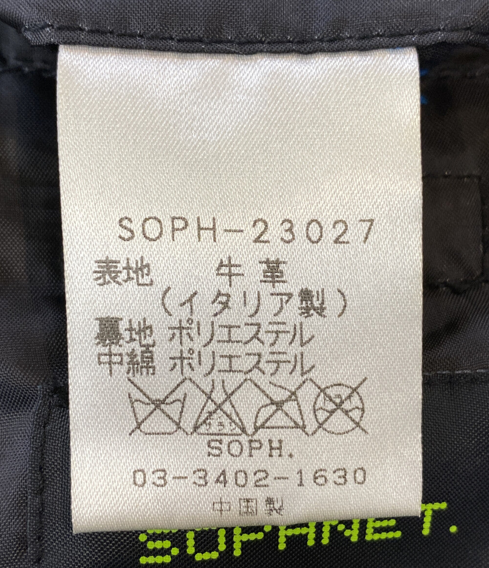SOPHNET. 内柄ジップレザージャケット SOPH-23027 メンズ SIZE L ソフネット