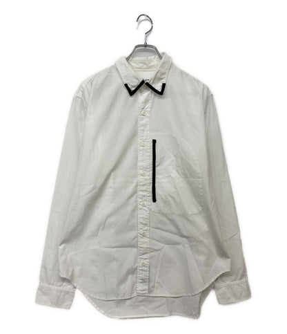 YOHJI YAMAMOTO POUR HOMME 長袖シャツ 襟デザインブロードシャツ 14ss メンズ SIZE 4 ヨウジヤマモトプールオム
