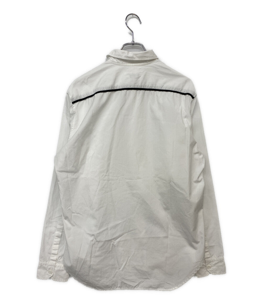 YOHJI YAMAMOTO POUR HOMME 長袖シャツ 襟デザインブロードシャツ 14ss メンズ SIZE 4 ヨウジヤマモトプールオム