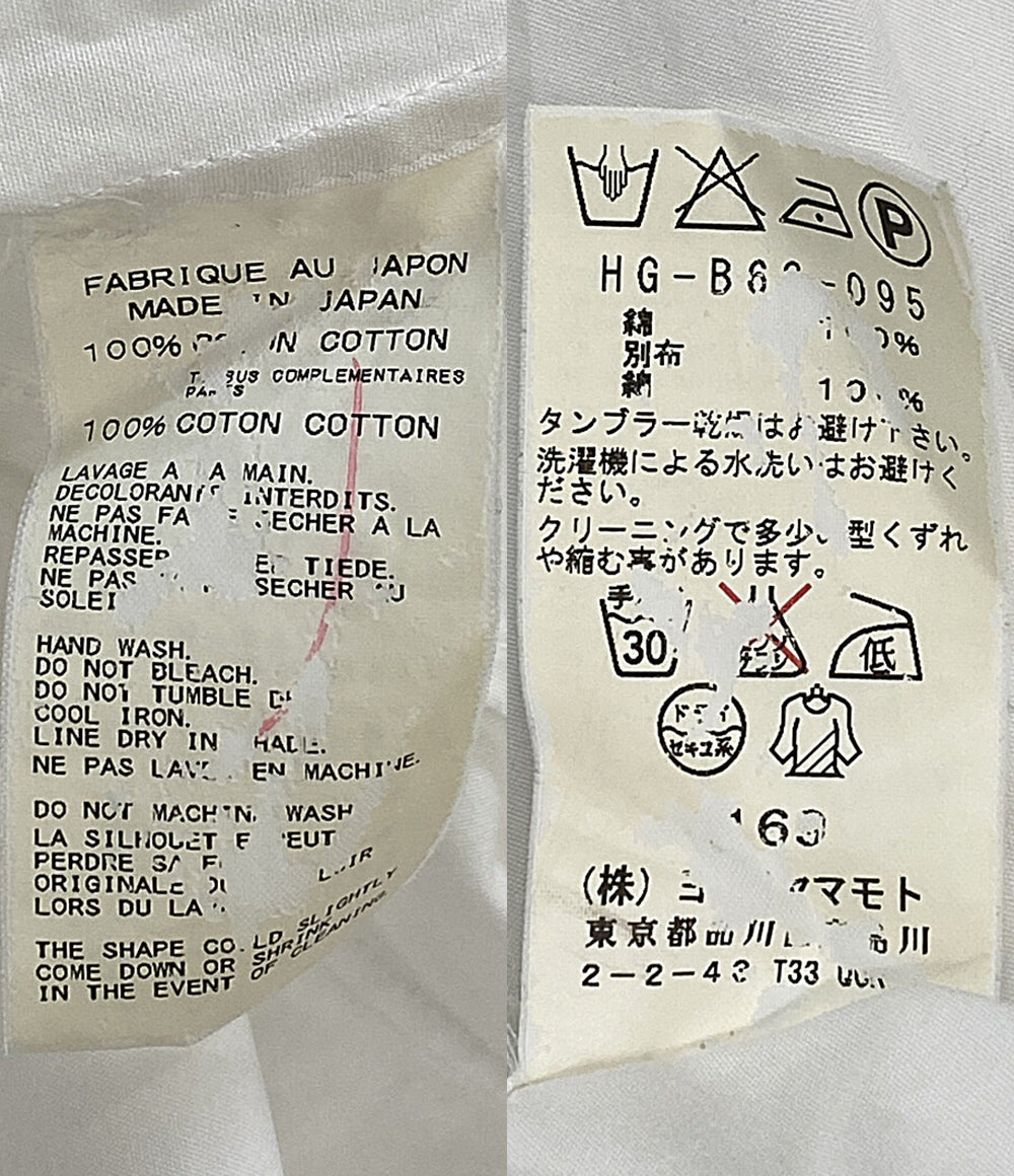 YOHJI YAMAMOTO POUR HOMME 長袖シャツ 襟デザインブロードシャツ 14ss メンズ SIZE 4 ヨウジヤマモトプールオム