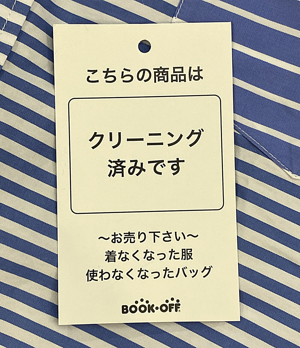 美品 COMME des GARCONS SHIRT 長袖シャツ ストライプパターン切替シャツ FZ-B121 メンズ SIZE M コムデギャルソンシャツ