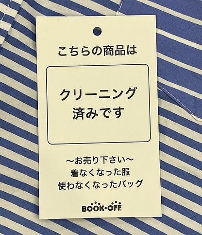 美品 COMME des GARCONS SHIRT 長袖シャツ ストライプパターン切替シャツ FZ-B121 メンズ SIZE M コムデギャルソンシャツ