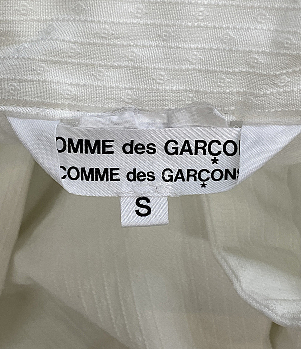 COMME des GARCONS COMME des GARCONS 刺繍デザインロングワンピース 半袖 22SS RI-O015 レディース SIZE S コムデギャルソン コムデギャルソン
