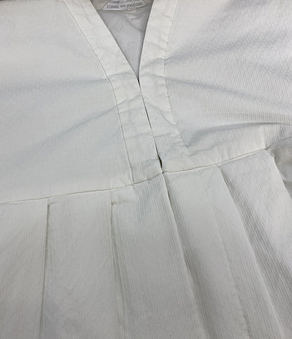COMME des GARCONS COMME des GARCONS 刺繍デザインロングワンピース 半袖 22SS RI-O015 レディース SIZE S コムデギャルソン コムデギャルソン