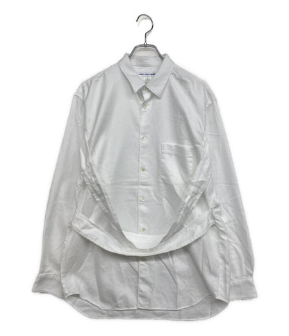 美品 COMME des GARCONS SHIRT 長袖シャツ ボンテージシャツ 24AW FN-B039 メンズ SIZE L コムデギャルソンシャツ
