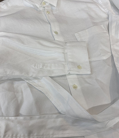 美品 COMME des GARCONS SHIRT 長袖シャツ ボンテージシャツ 24AW FN-B039 メンズ SIZE L コムデギャルソンシャツ