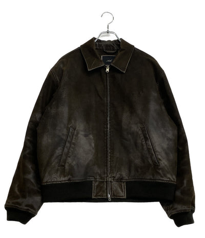 KITH フェイクレザージャケット メンズ SIZE M キス
