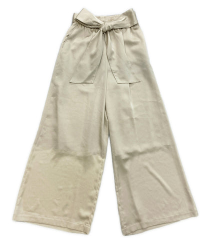 美品 HYKE パンツ HAMMER SATIN WIDE LEG PANTS レディース SIZE 3 ハイク