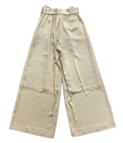 美品 HYKE パンツ HAMMER SATIN WIDE LEG PANTS レディース SIZE 3 ハイク