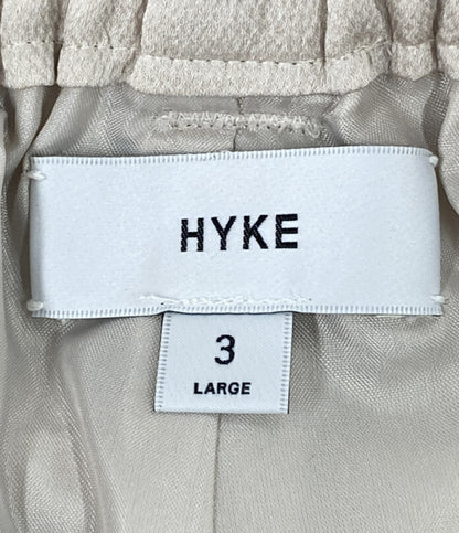美品 HYKE パンツ HAMMER SATIN WIDE LEG PANTS レディース SIZE 3 ハイク