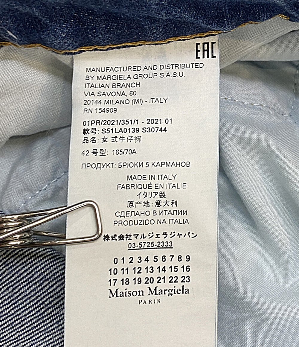 Maison Margiela 1 再構築スリムデニムパンツ 21ss レディース SIZE 42 メゾンマルジェラ