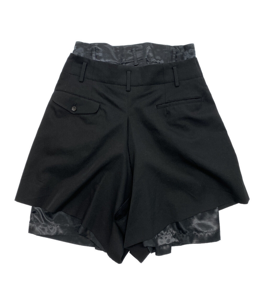 COMME des GARCONS 異素材ドッキングダブルウエストショーツ 23SS GK
