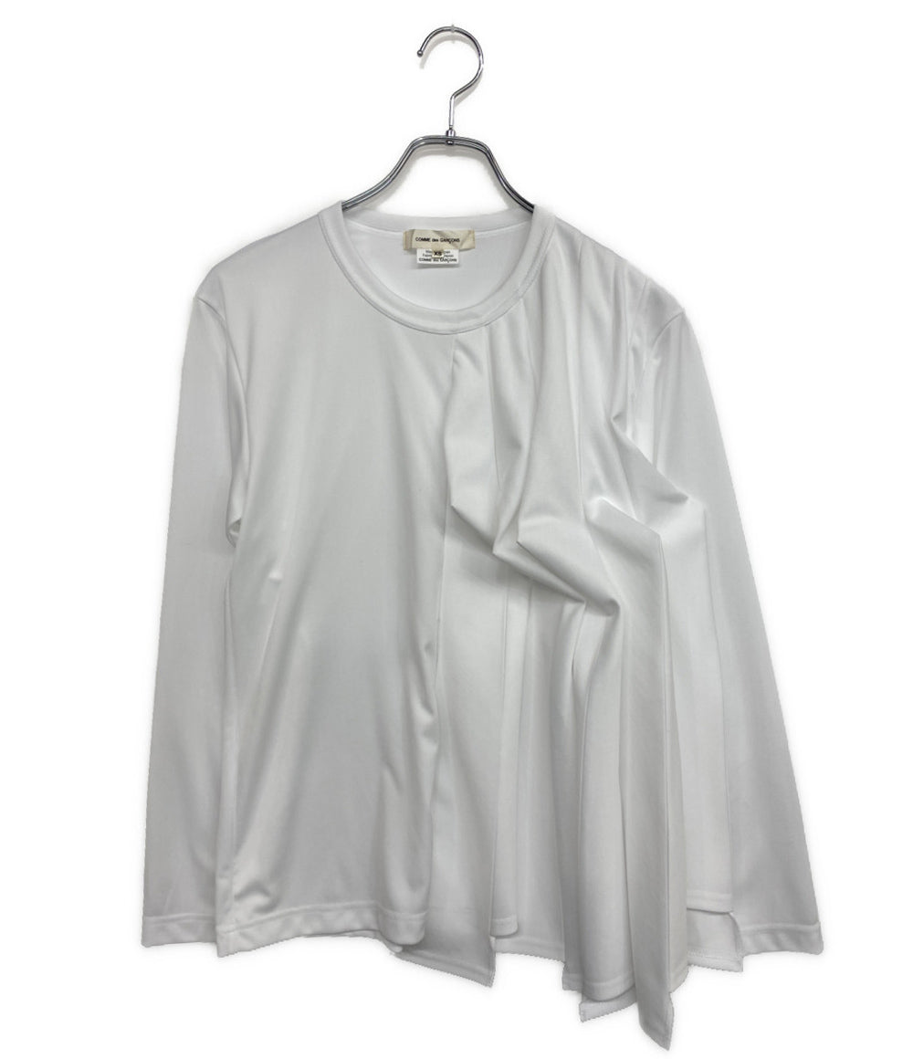 COMME des GARCONS 長袖Ｔシャツ 立体プリーツカットソー 25AW GP-T011 レディース SIZE XS コムデギャルソン