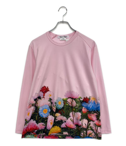 美品 COMME des GARCONS COMME des GARCONS 長袖Ｔシャツ 花柄ロングカットソー 25SS RO-T025 レディース SIZE XS コムデギャルソン コムデギャルソン