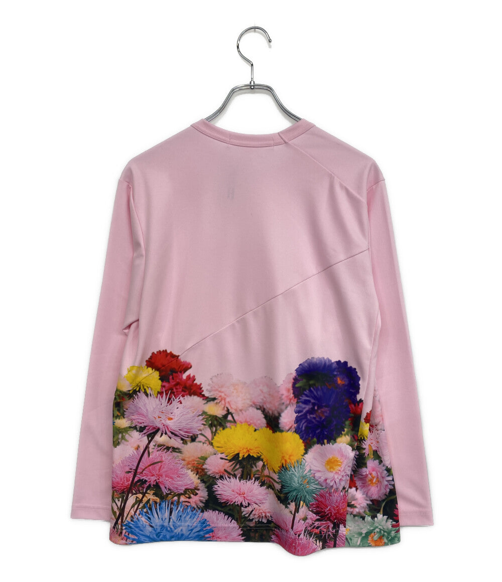 美品 COMME des GARCONS COMME des GARCONS 長袖Ｔシャツ 花柄ロングカットソー 25SS RO-T025 レディース SIZE XS コムデギャルソン コムデギャルソン