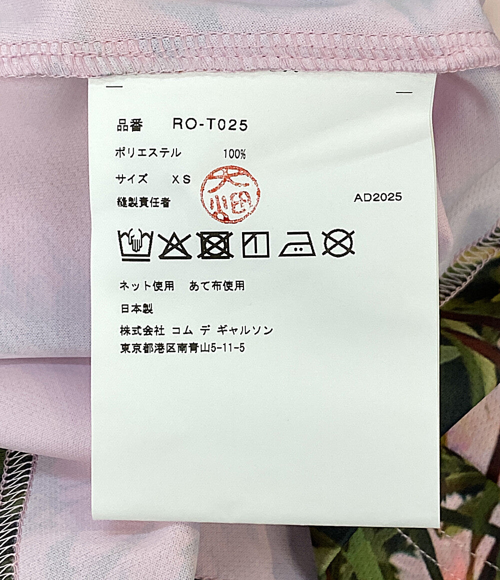 美品 COMME des GARCONS COMME des GARCONS 長袖Ｔシャツ 花柄ロングカットソー 25SS RO-T025 レディース SIZE XS コムデギャルソン コムデギャルソン