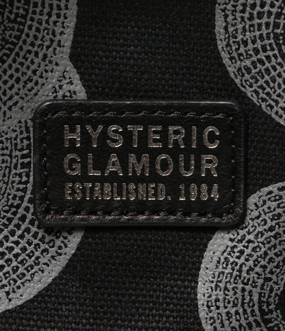 HYSTERIC GLAMOUR トートバッグ SNAKE LOOP柄 STUDS CANVAS TOTE レディース ヒステリックグラマー