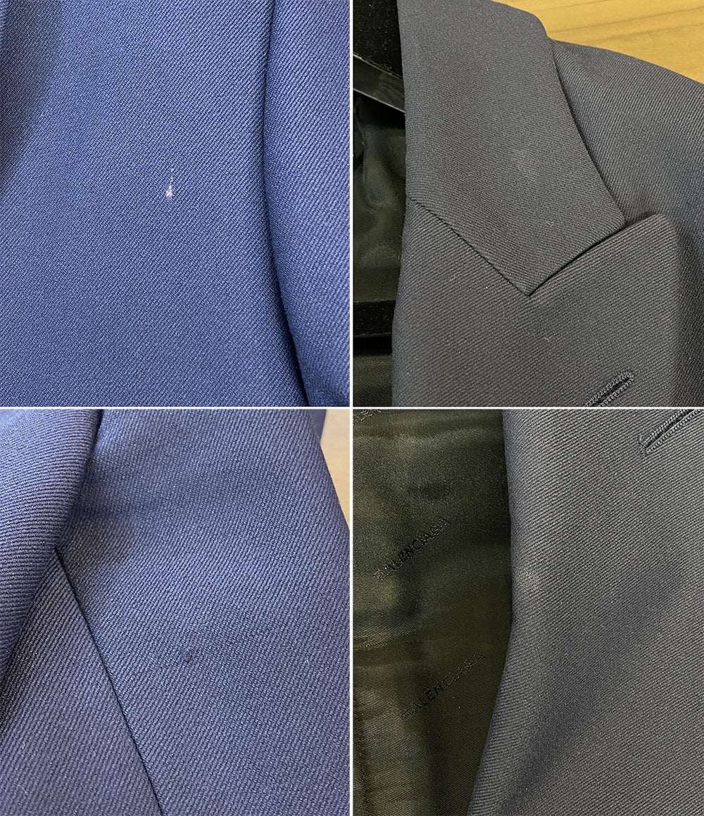 BALENCIAGA ダブルブレストウールロングコート 457597 メンズ SIZE 36 バレンシアガ