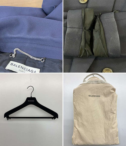 BALENCIAGA ダブルブレストウールロングコート 457597 メンズ SIZE 36 バレンシアガ