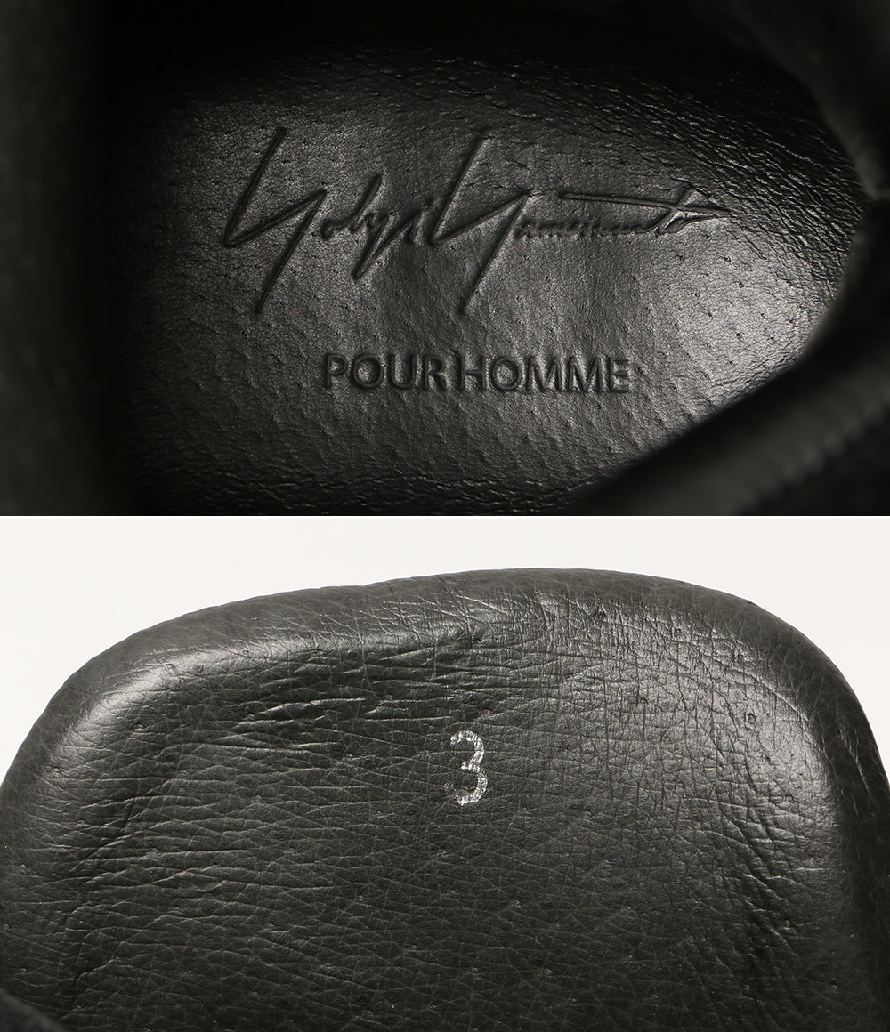 YOHJI YAMAMOTO POUR HOMME ブーツ SOFT SHEEP SKIN VELOUR MILITARY BOOTS 25AW メンズ SIZE 3 ヨウジヤマモトプールオム