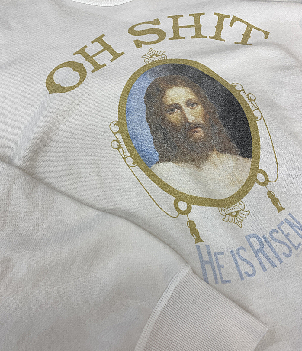SAINT MICHAEL スウェット Crew Sweat Shirt Oh Shit 22AW SM-A22-0000
