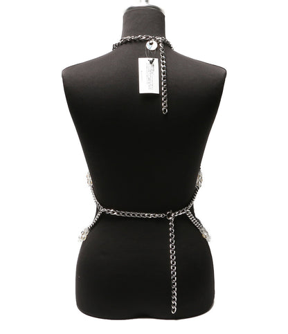 美品 noir kei ninomiya チェーントップハーネスベスト レディース SIZE M ノワールケイニノミヤ