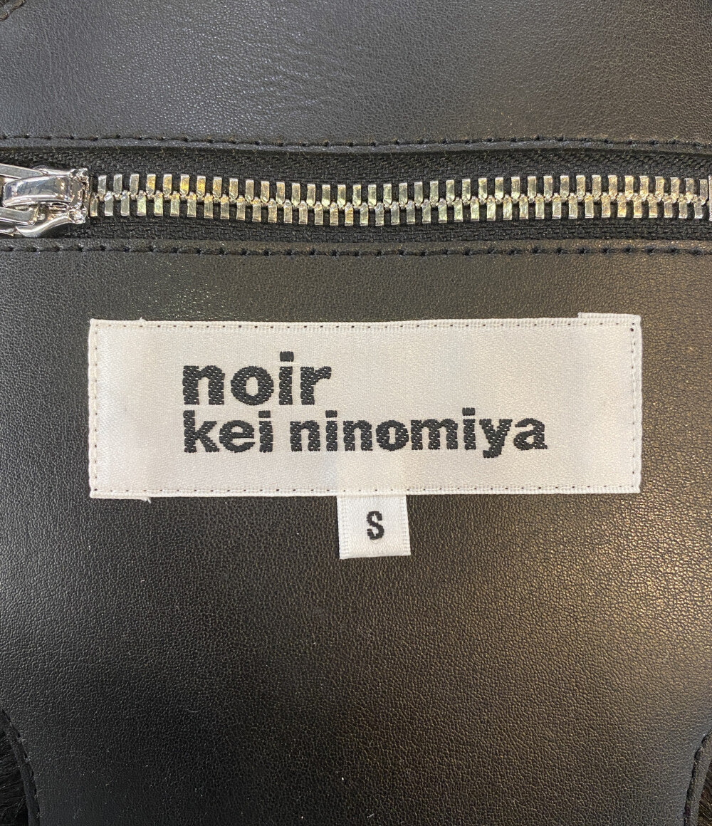 noir kei ninomiya フェイクレザーハーネス ファー 3P-V012 25AW レディース SIZE S ノワールケイニノミヤ