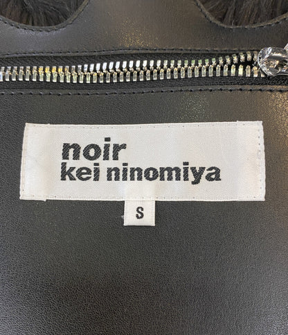 美品 noir kei ninomiya フェイクレザーハーネス ファー 3P-V011 25AW レディース SIZE S ノワールケイニノミヤ