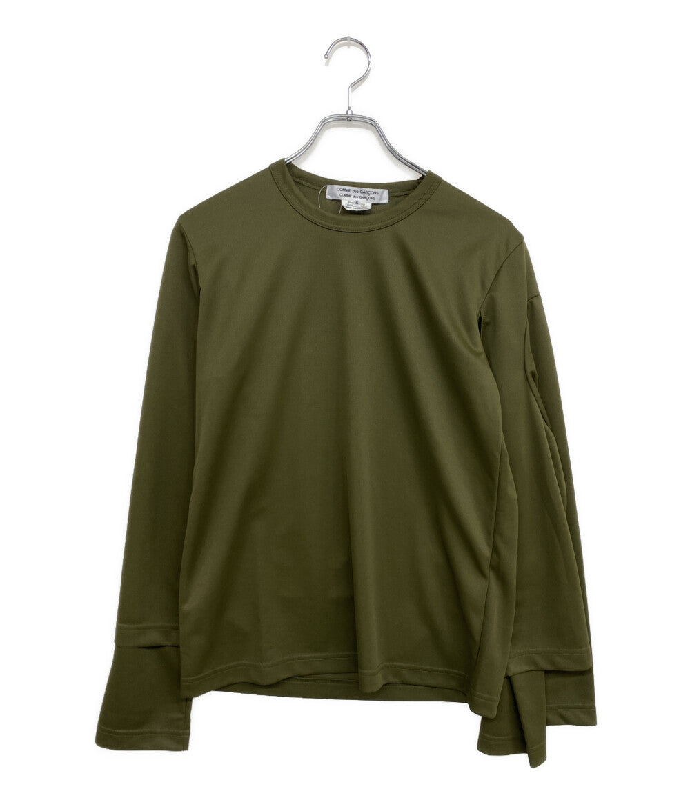 美品 COMME des GARCONS COMME des GARCONS 長袖Ｔシャツ 袖多重長袖tシャツ 25SS RO-T023 レディース SIZE S コムデギャルソン コムデギャルソン