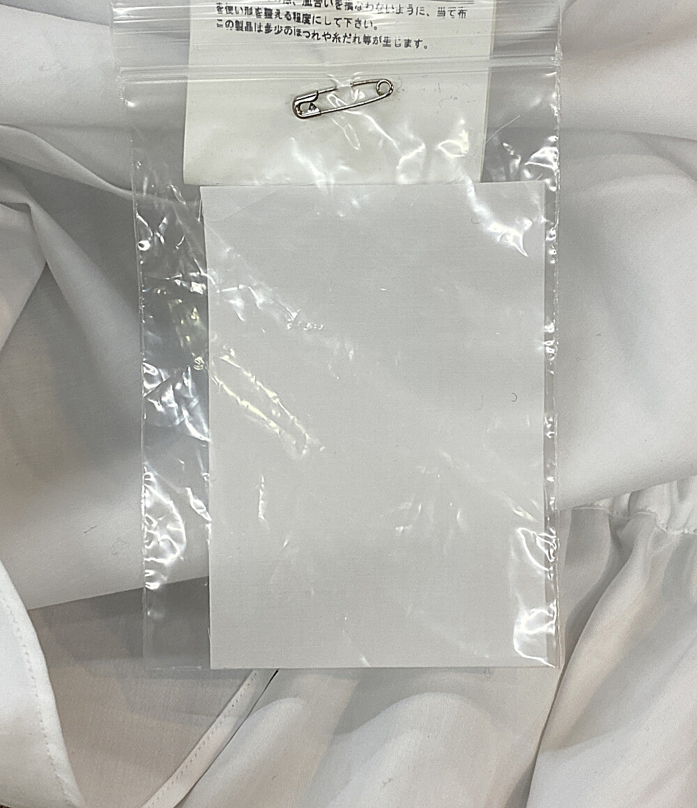 美品 noir kei ninomiya 長袖シャツ フリルデザインコットンシャツ 25AW 3P-B013 レディース SIZE S ノワールケイニノミヤ