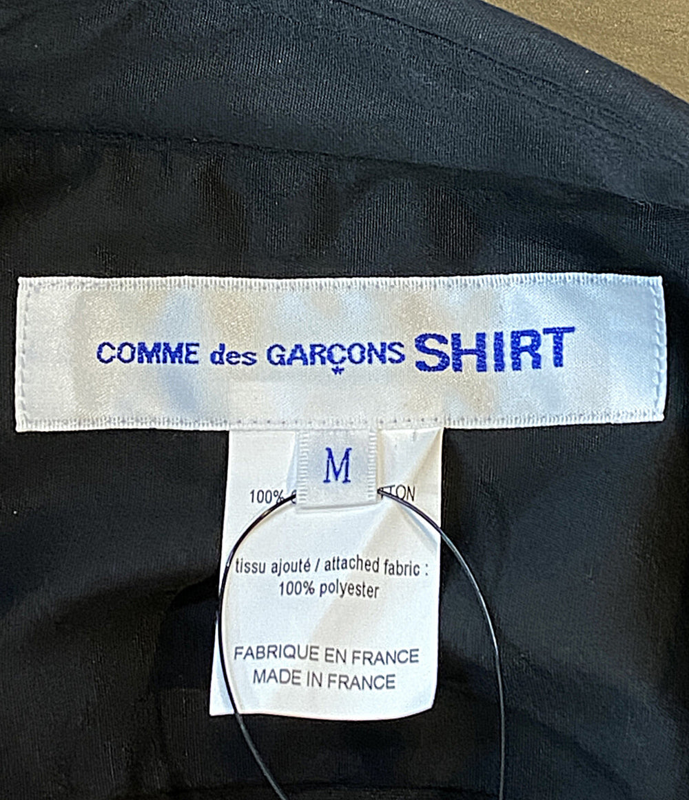 COMME des GARCONS SHIRT 長袖シャツ ジップドッキング長袖シャツ 25AW FP-B011 メンズ SIZE M コムデギャルソンシャツ