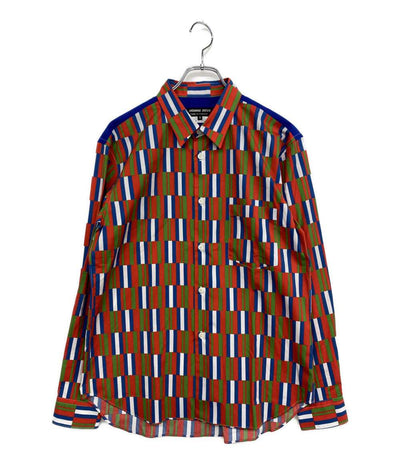 COMME des GARCONS HOMME DEUX 総柄長袖シャツ 25AW DP-B033 メンズ SIZE M コムデギャルソンオム