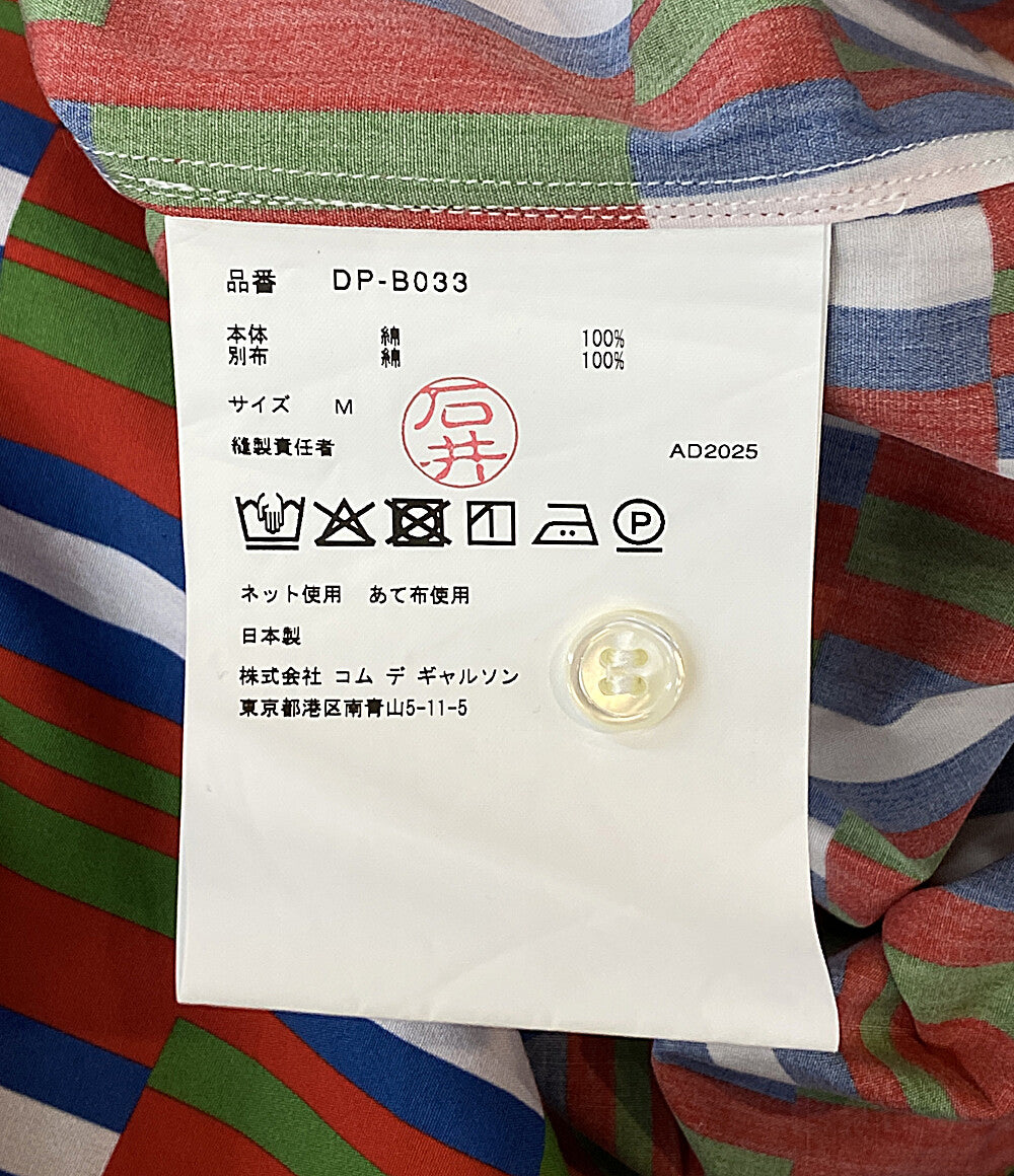 COMME des GARCONS HOMME DEUX 総柄長袖シャツ 25AW DP-B033 メンズ SIZE M コムデギャルソンオム