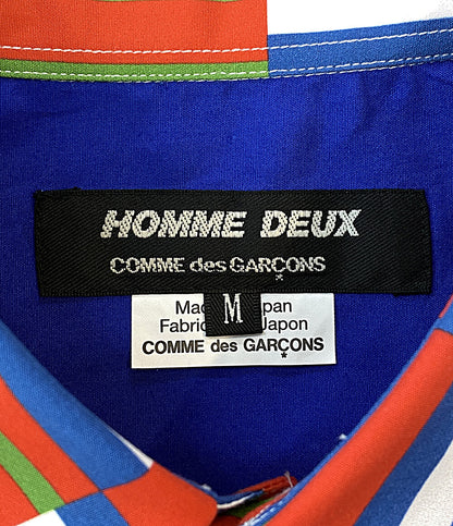 COMME des GARCONS HOMME DEUX 総柄長袖シャツ 25AW DP-B033 メンズ SIZE M コムデギャルソンオム