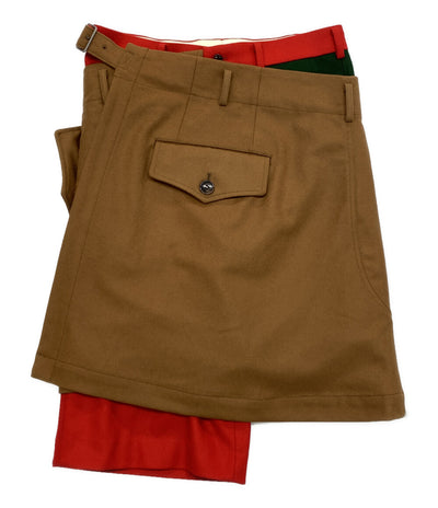 美品 COMME des GARCONS HOMME PLUS ラップデザインメルトンショーツ 25AW PP-P014 メンズ SIZE M コムデギャルソンオムプリュス