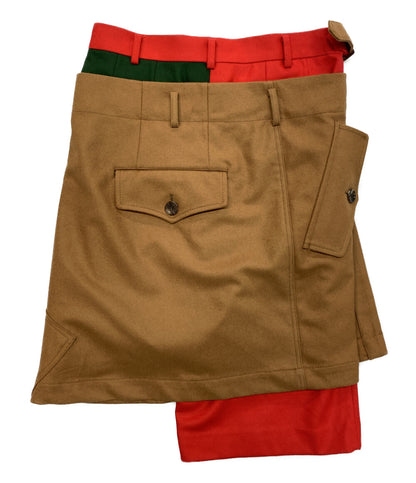 美品 COMME des GARCONS HOMME PLUS ラップデザインメルトンショーツ 25AW PP-P014 メンズ SIZE M コムデギャルソンオムプリュス
