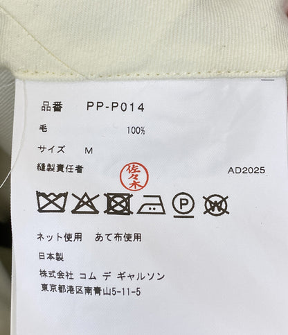 美品 COMME des GARCONS HOMME PLUS ラップデザインメルトンショーツ 25AW PP-P014 メンズ SIZE M コムデギャルソンオムプリュス